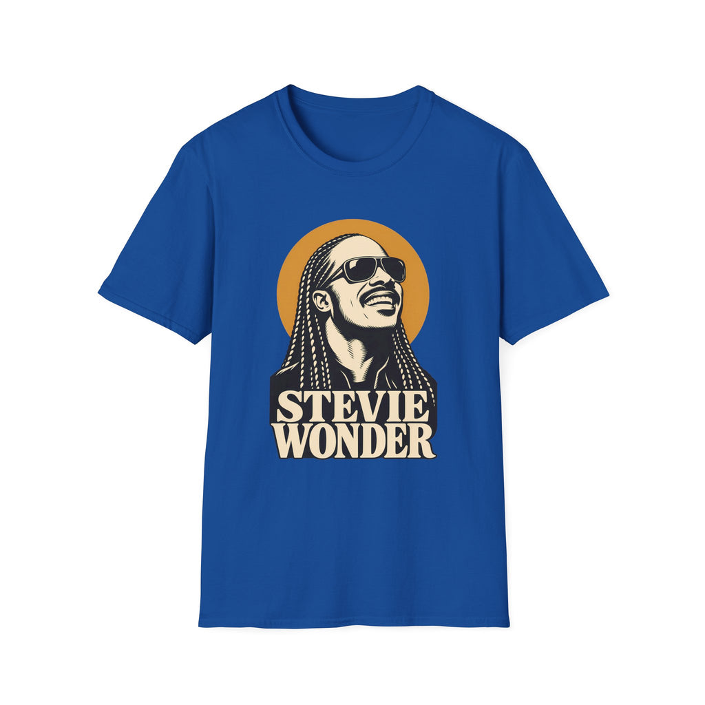 Stevie Wonder Graphic T-Shirt - Retro Soul Music Tee