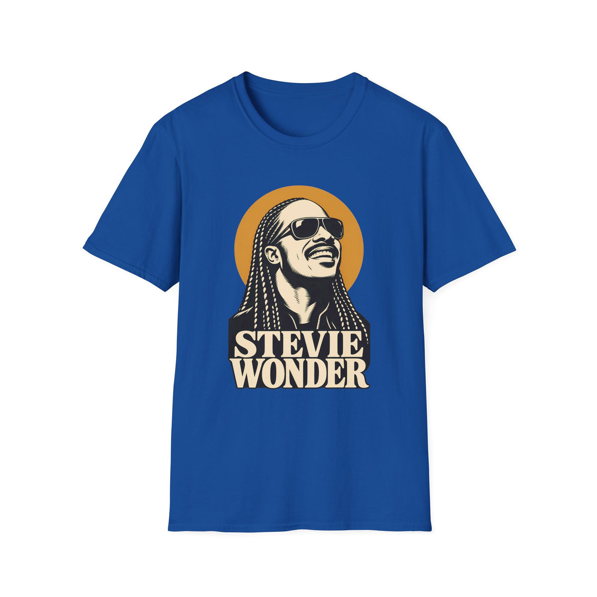 Stevie Wonder Graphic T-Shirt - Retro Soul Music Tee
