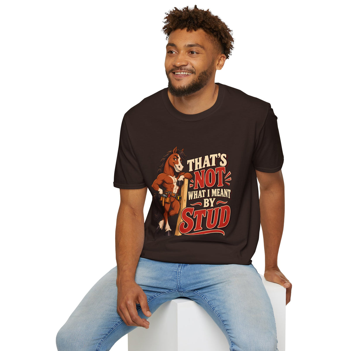 The Wrong Kind of Stud | Funny Horse Graphic T-Shirt