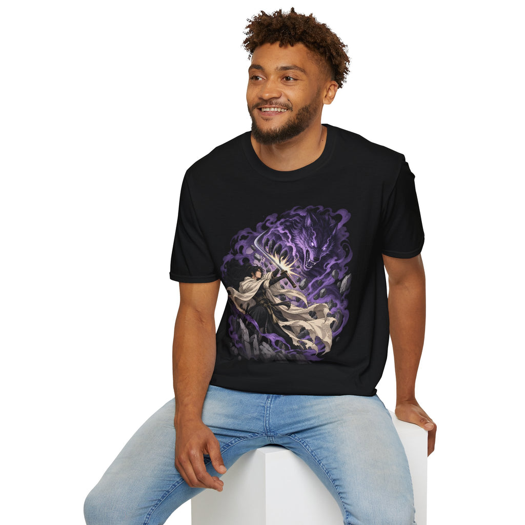 Trial of the Wolf | Samurai Anime Storm Warrior T-Shirt