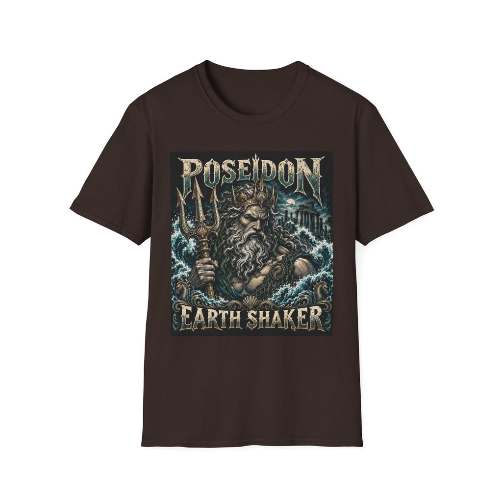 Poseidon Earth Shaker T-Shirt — Mythic Trident Ocean Graphic Tee