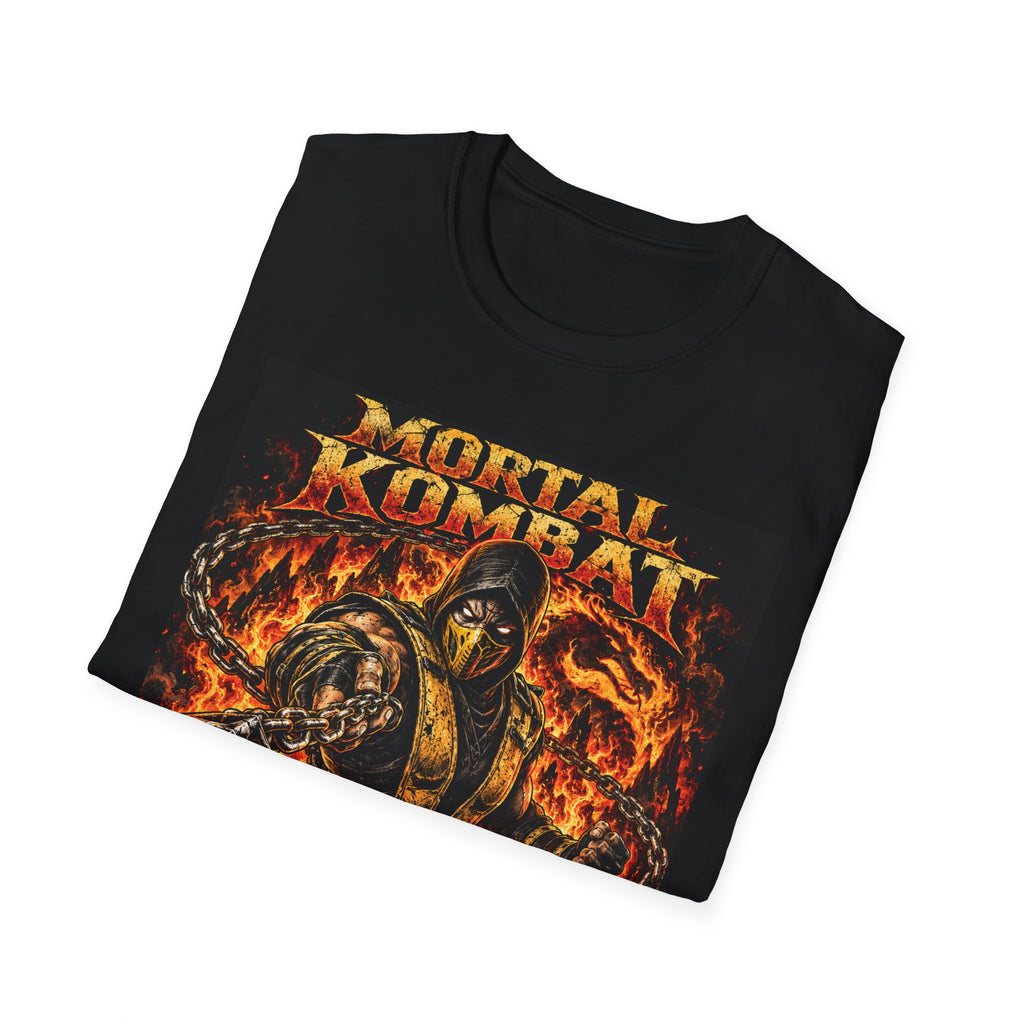Mortal Kombat | Scorpion | Get Over Here | Graphic Tribute Tee