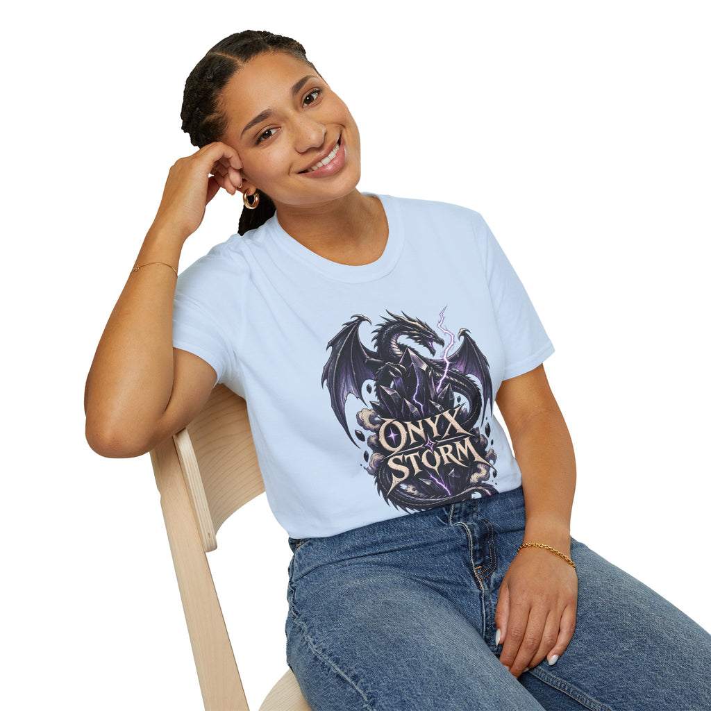 Onyx Storm | Fantasy Book Readers Dragon T-Shirt