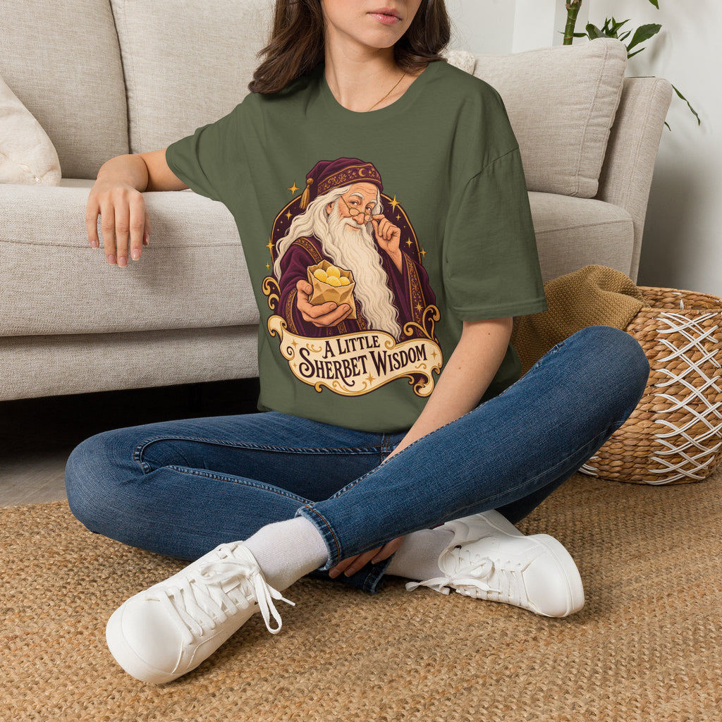 Dumbledore | Sherbet Lemon? | Harry Potter Illustration T‑Shirt