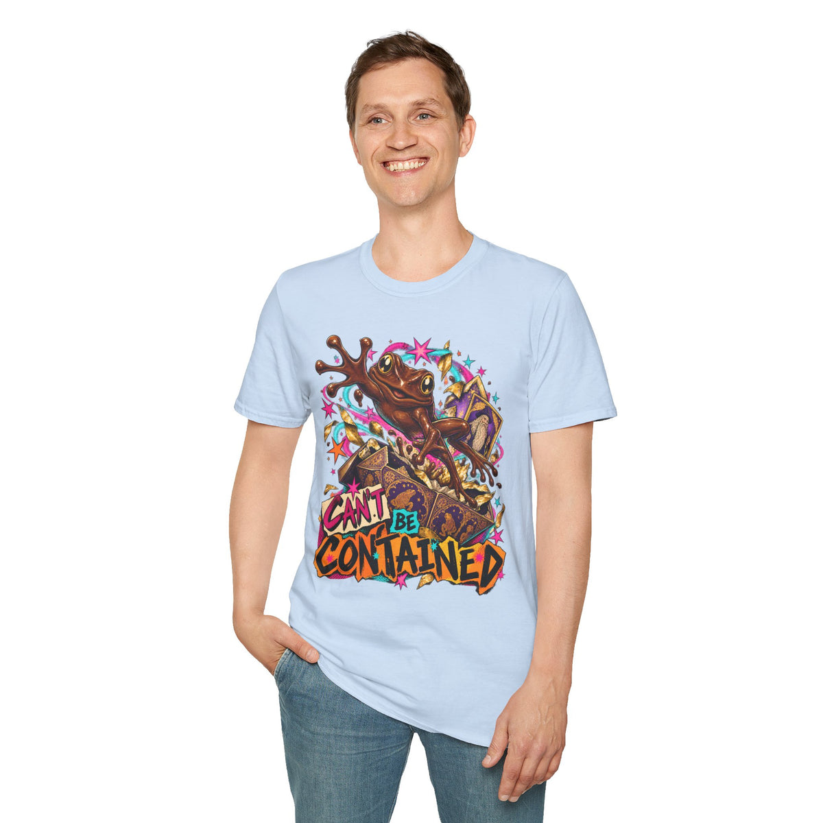 Cant be Contained | Harry Potter Chocolate Frog Graphic T Shirt