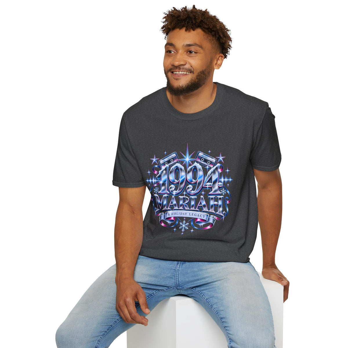 1990s Mariah Carey Graphic T-Shirt | Retro Cassette Pop Vintage Tour Style