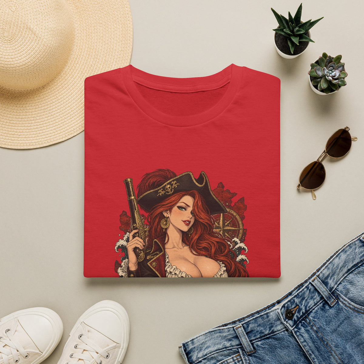 Miss Fortune | League of Legends | Sexy Pirate Pin-Up Tee