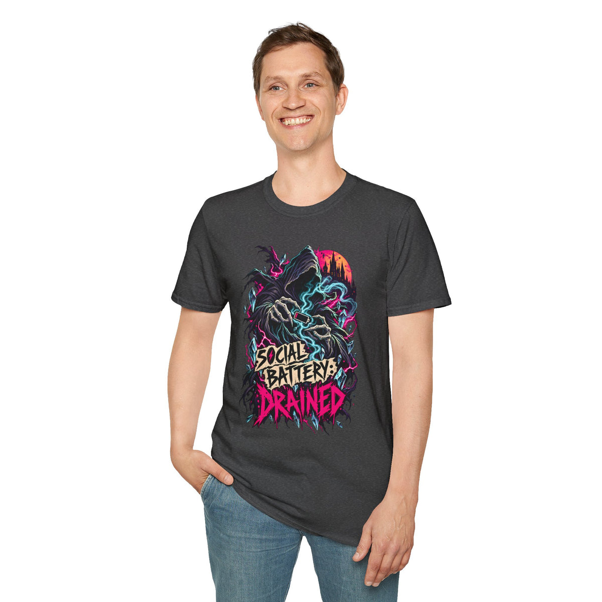 Socially Drained | Dementor | Harry Potter Graphic Tee