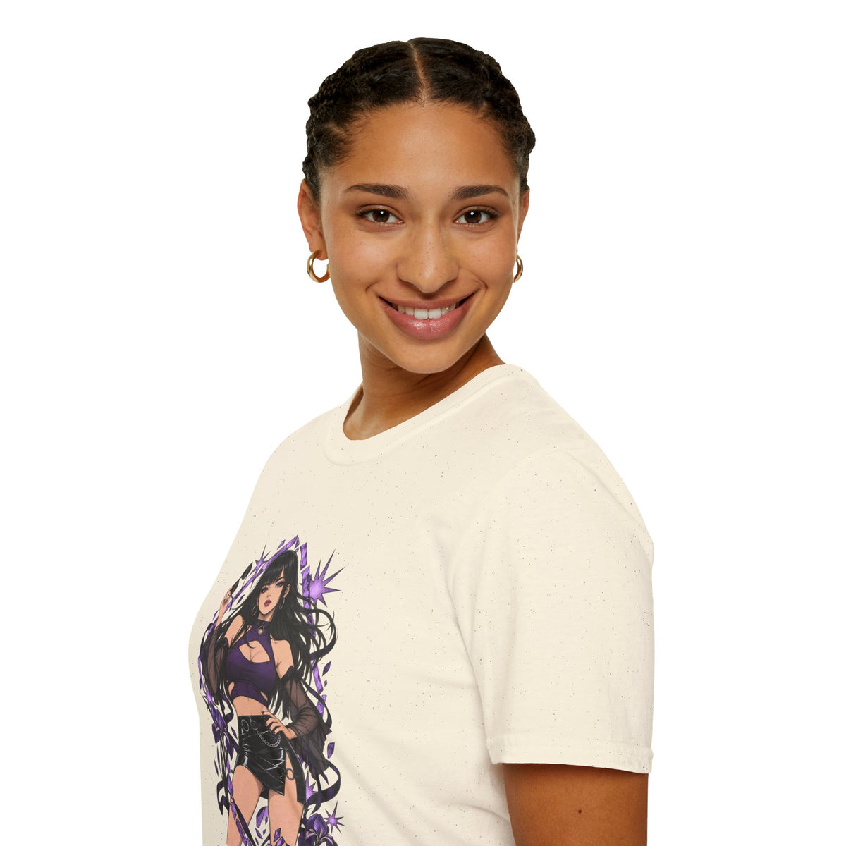 Violet | Japanese Anime Style Sexy Pin Up Girl Shirt