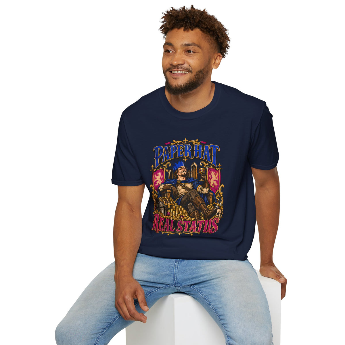 Blue Party Hat Tee OSRS / Runescape Inspired T-Shirt