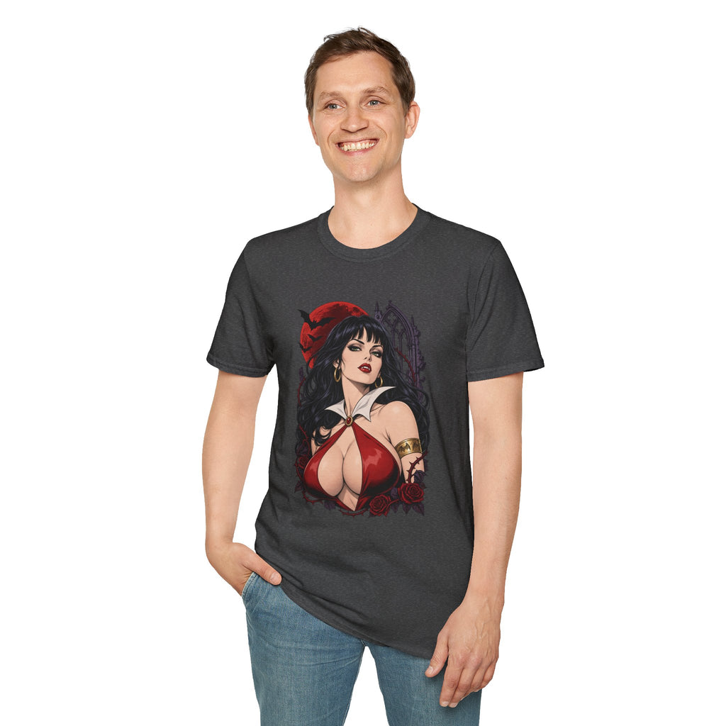 Vampirella | Sexy Halloween Vampire Pin Up Girl Sorceress Graphic T-Shirt