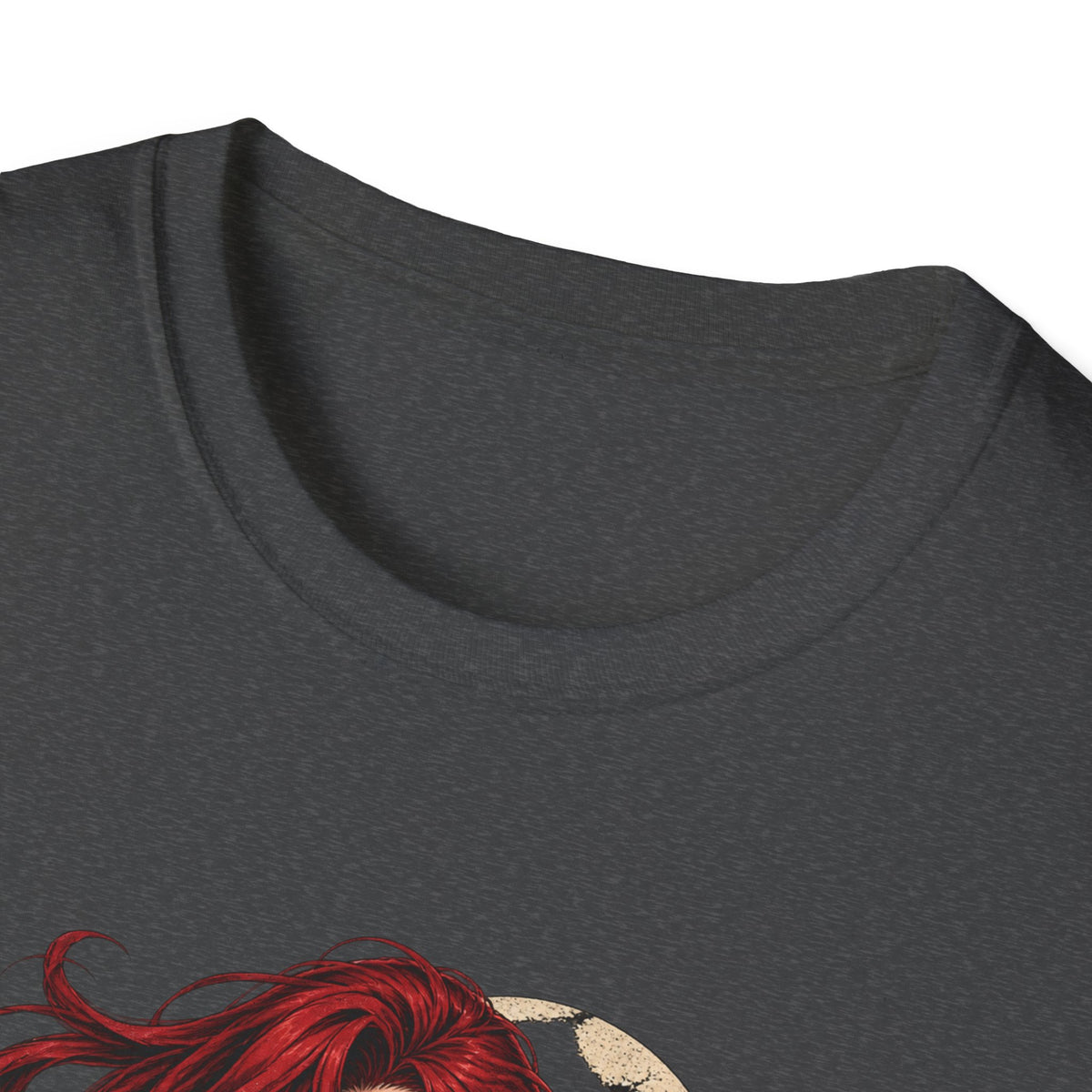 Crimson Dusk | Sexy Gothic Hannya Mask Pin up Woman T-Shirt