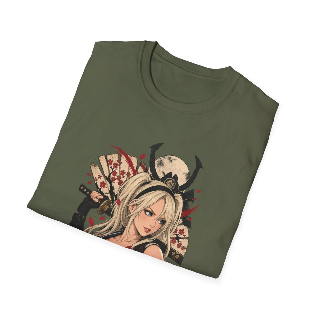 Babydoll | Samurai Anime Sexy Pin Up Girl Graphic T-Shirt