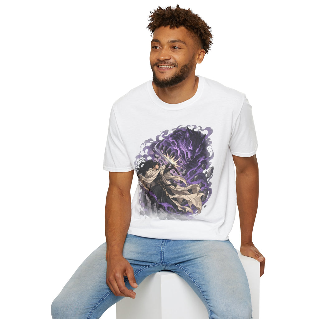 Trial of the Wolf | Samurai Anime Storm Warrior T-Shirt