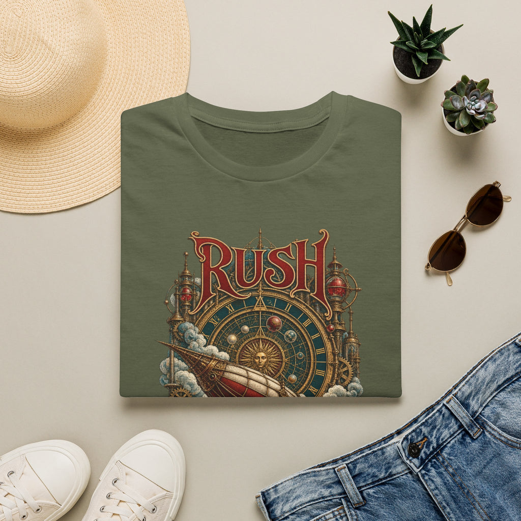 Rush | Clockwork Flight | Prog Band Airship T-Shirt