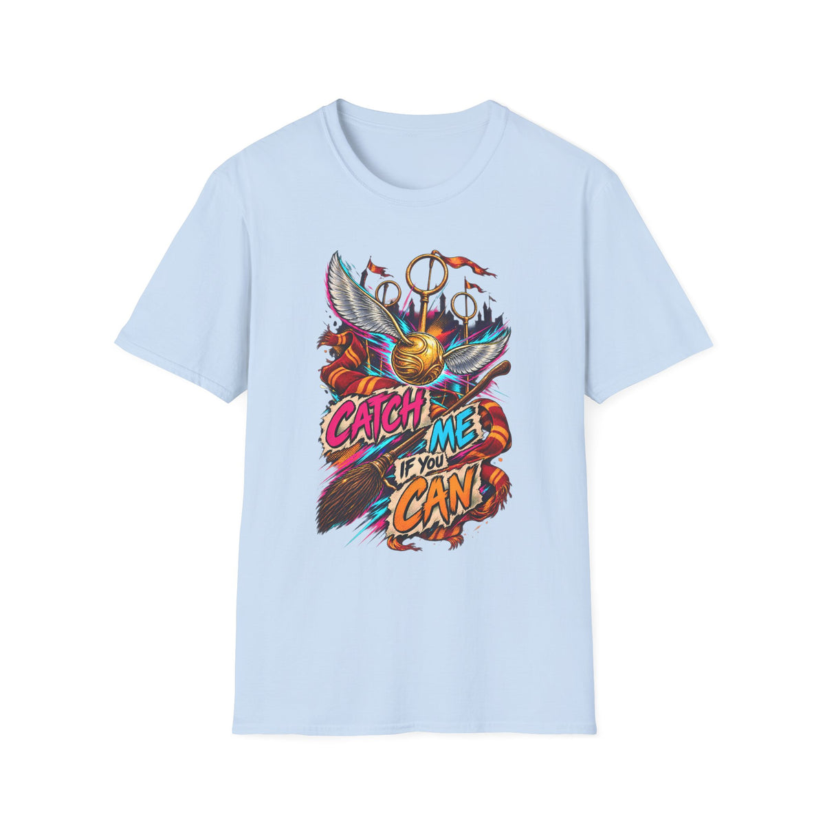 Catch Me If You Can | Golden Snitch Quidditch | Harry Potter T-Shirt