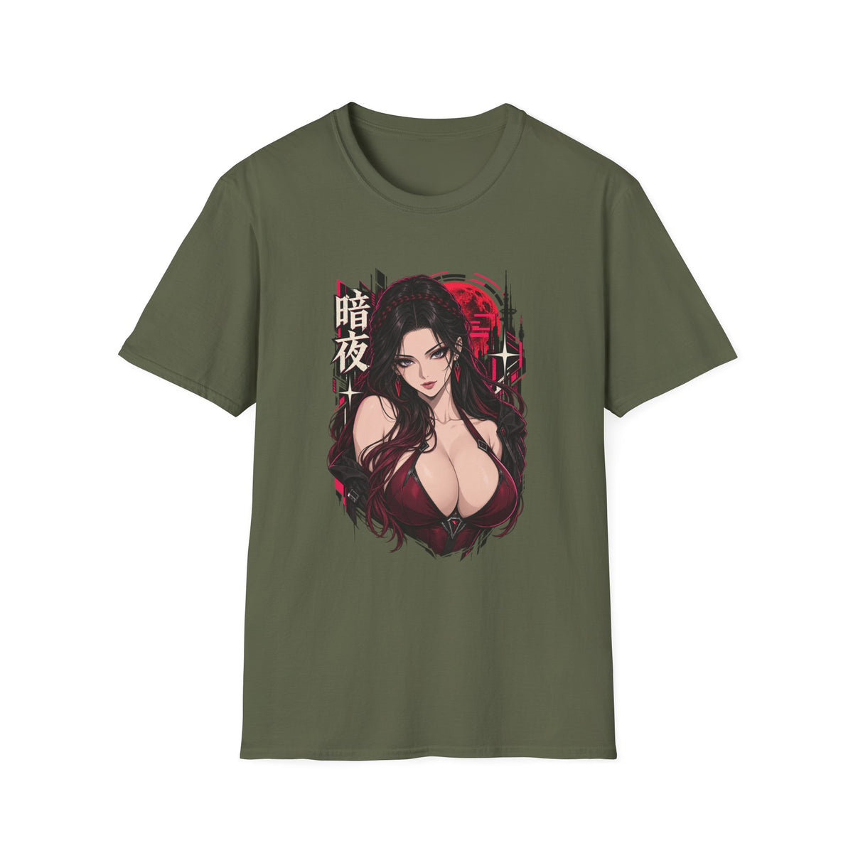 Noir | Sexy Anime Vampire Pin Up Girl | Waifu T-Shirt