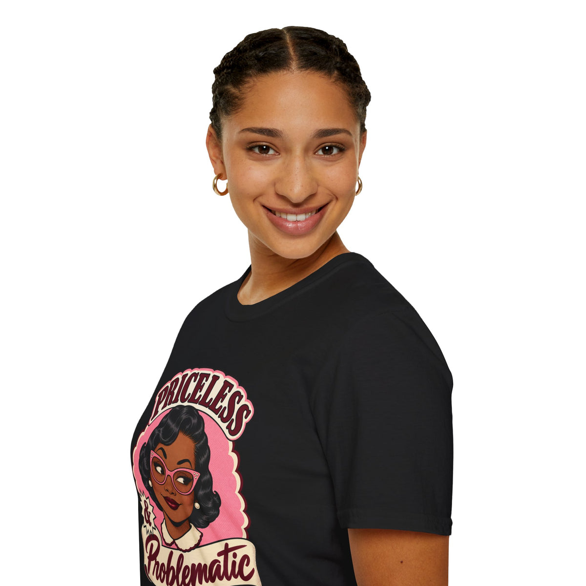 Priceless & Problematic Retro Portrait Tee