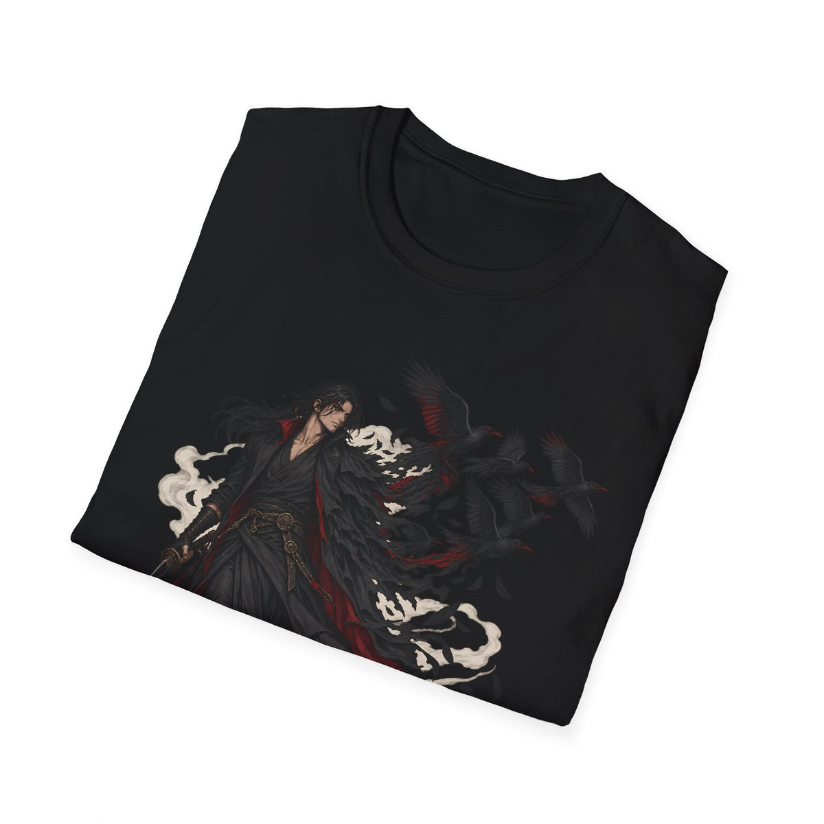 Dark Samurai | Raven Warrior Spirit | Graphic T Shirt