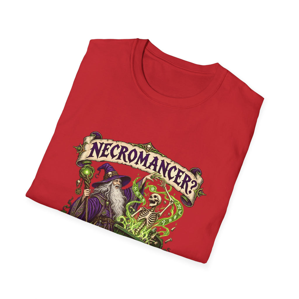 Necromancer? I Prefer People Recycler T-Shirt | Funny Gothic Halloween Tee