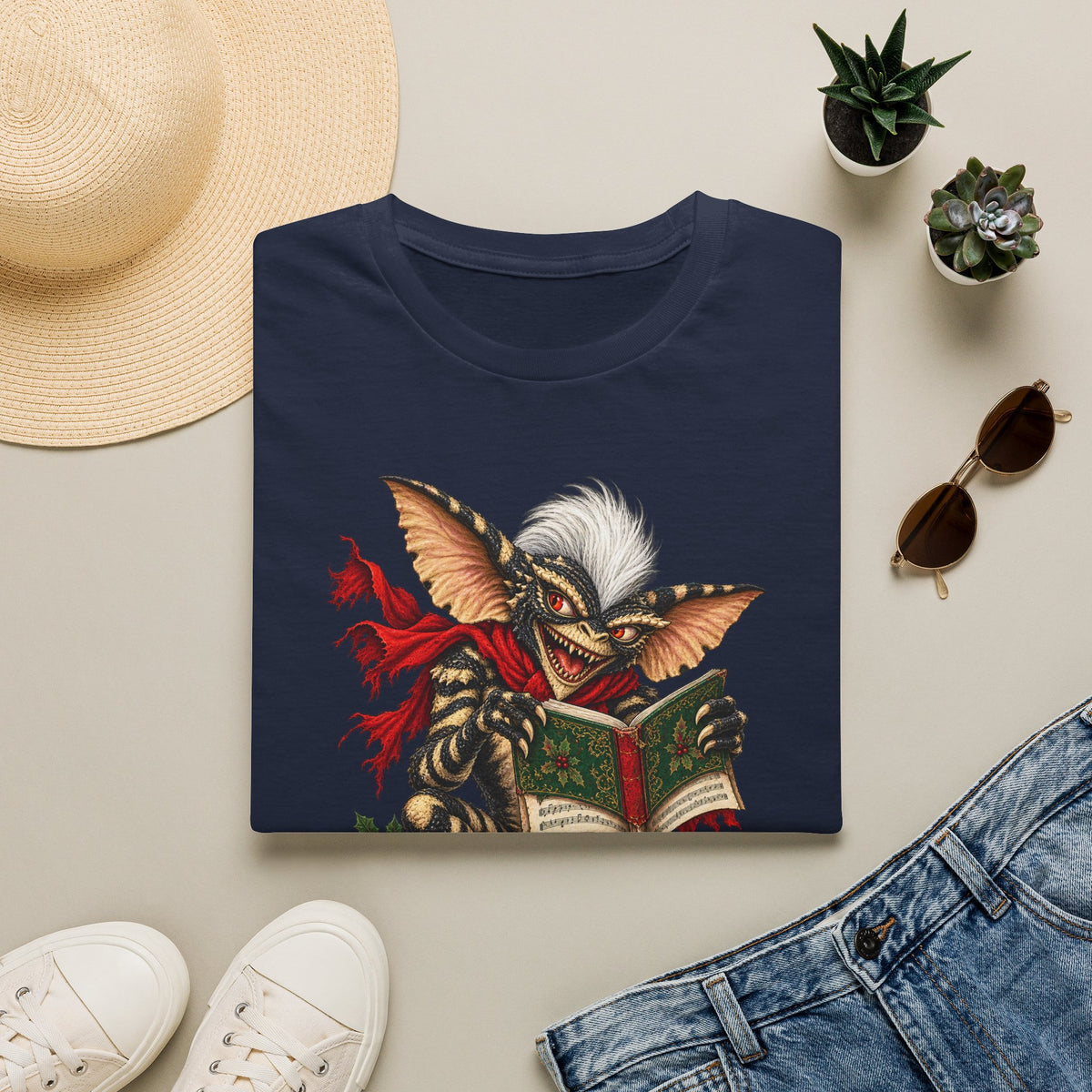 Stripe | Gremlin Caroler Christmas T-Shirt