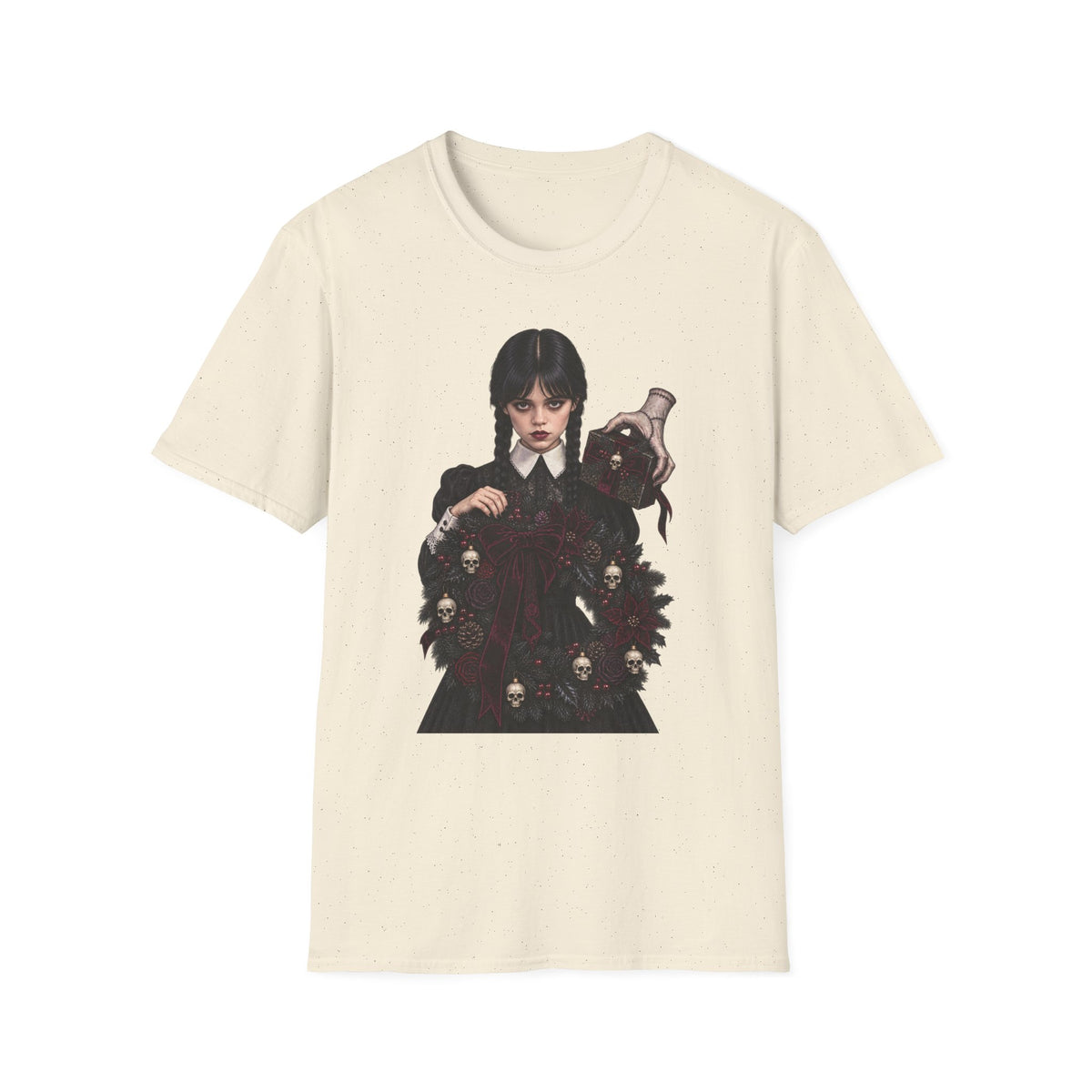 Wednesday Addams | Gothic Chrismtas Portrait T-Shirt