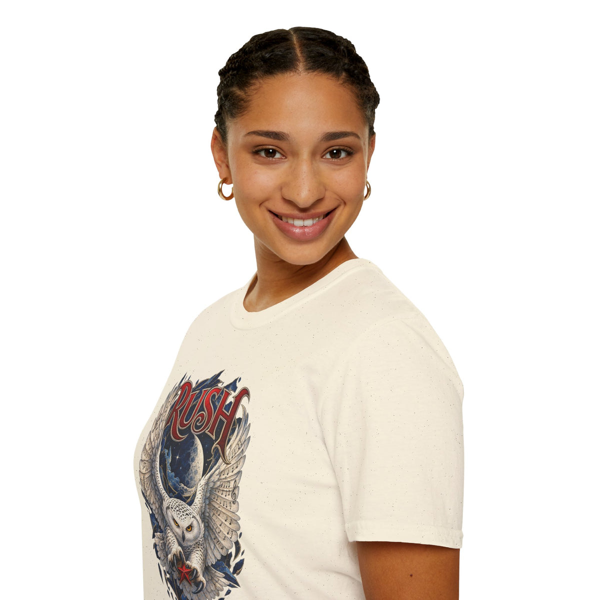 Rush | Fly by Night | Prog Rock | Owl Band Graphic T-Shirt