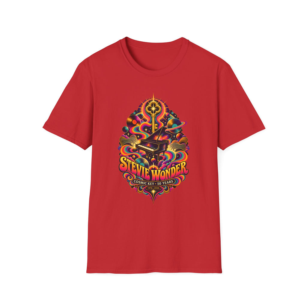 Stevie Wonder Psychedelic Key Songs In The Key of Life T-Shirt