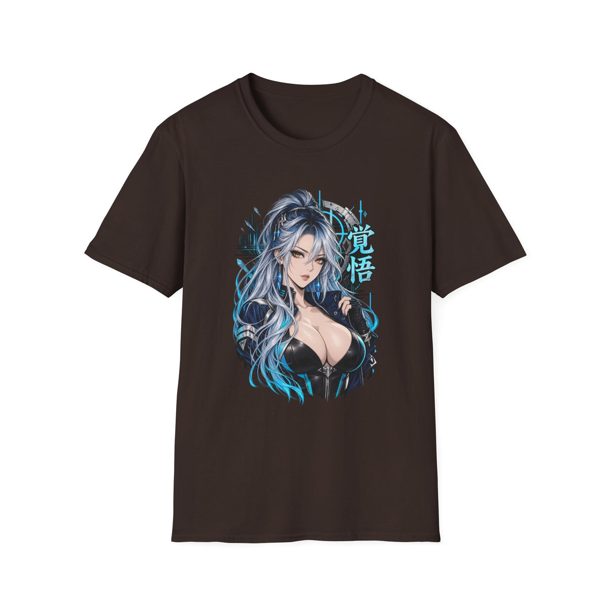 Angel | Sexy Cyberpunk Anime Sorceress Pin Up Girl | Waifu Graphic T-Shirt