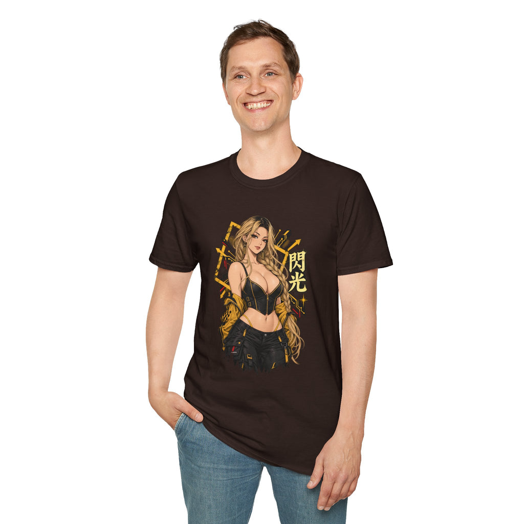 Sunny | Sexy Pin Up Golden Samurai Hot Girl T-Shirt