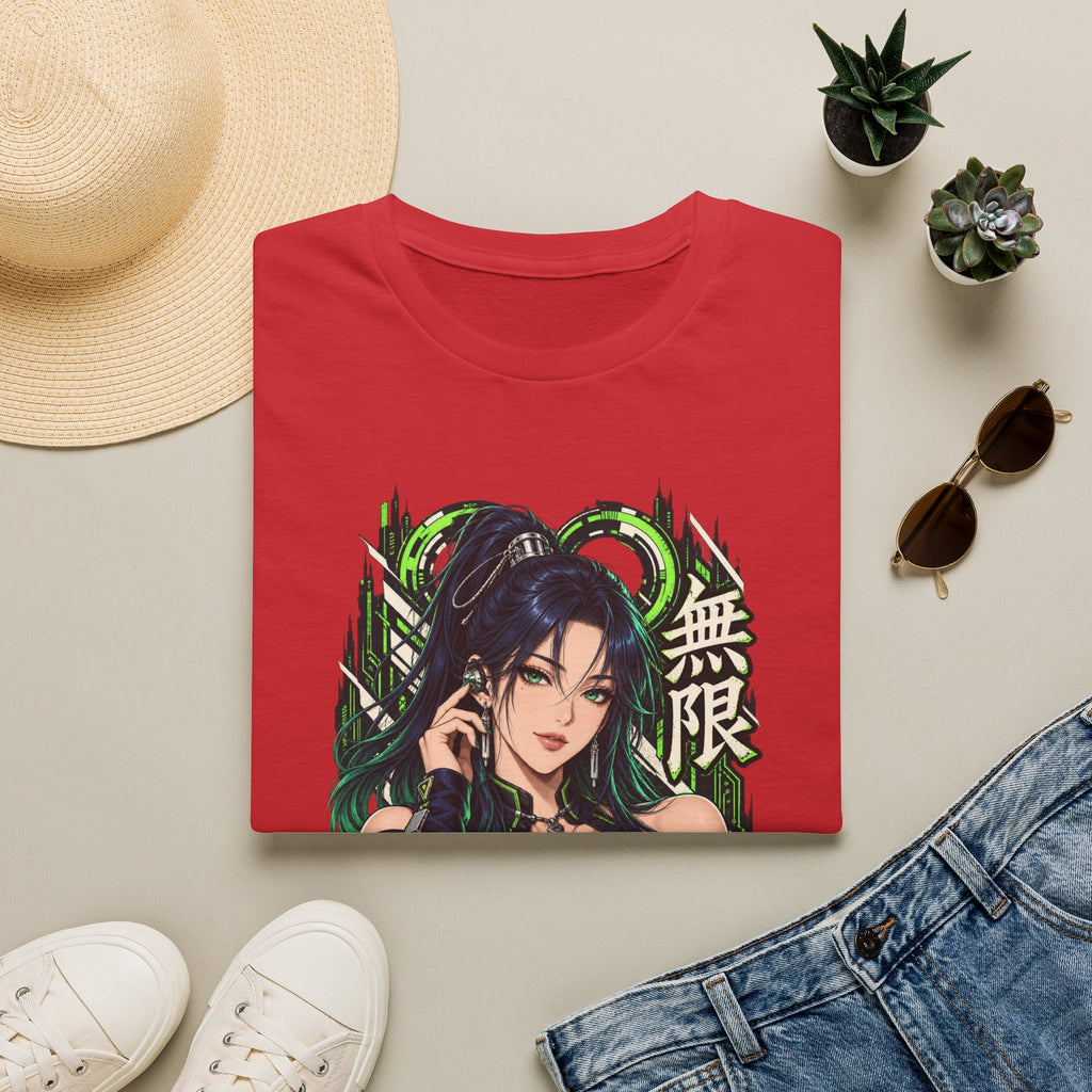 Infinity | Sexy Anime Ninja Pin Up Woman Graphic T-Shirt