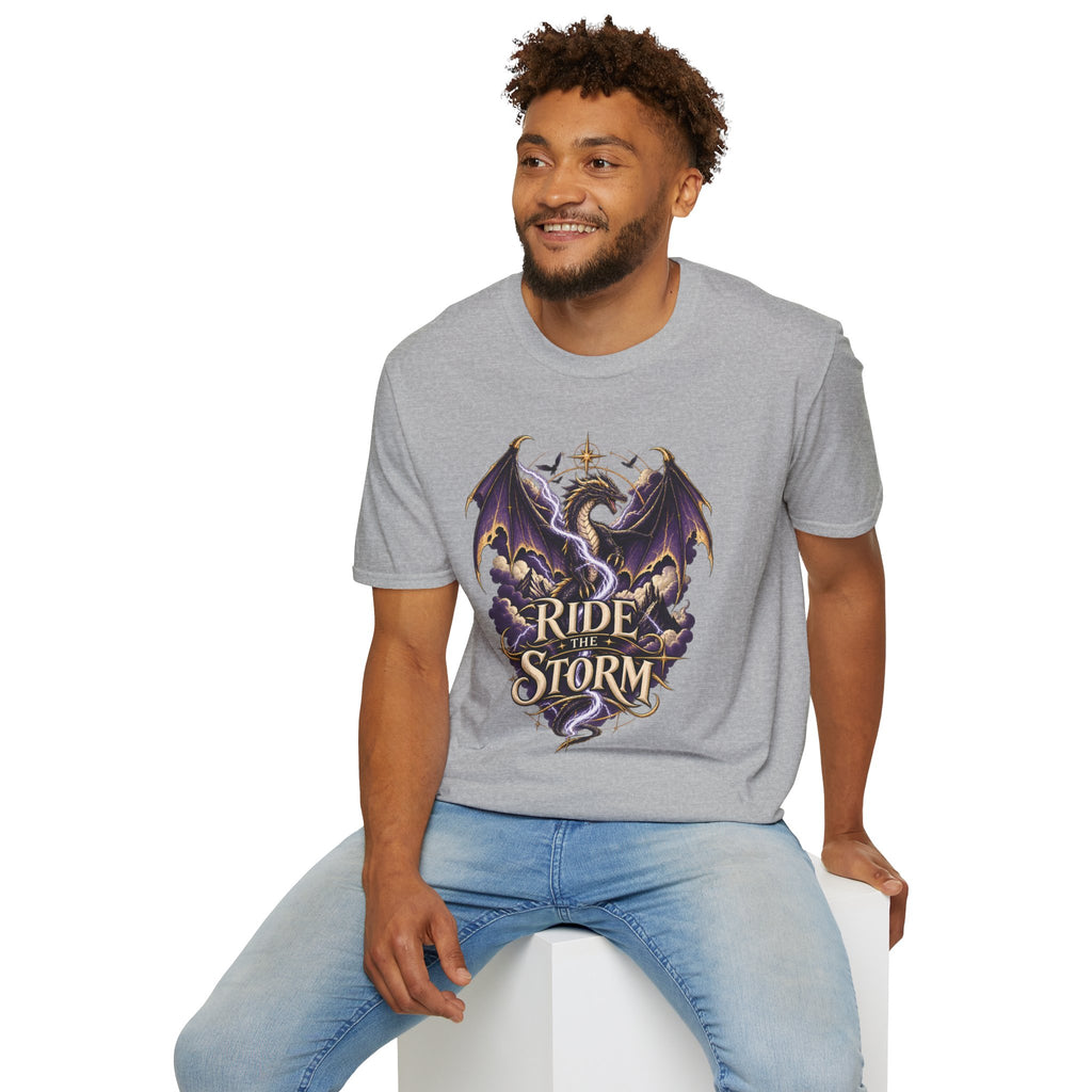 Ride the Storm | Fourth Wing Book Inspired Dragon T Shirt