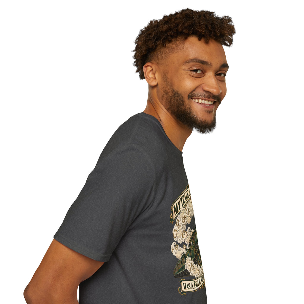 Train of Thought Vintage Steam Engine T-Shirt | My Train of Thought Has a Full Working Timetable
