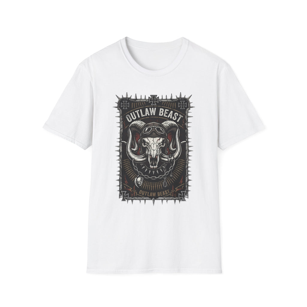 Outlaw Beast Skull T-Shirt — Biker Ranch Graphic Tee