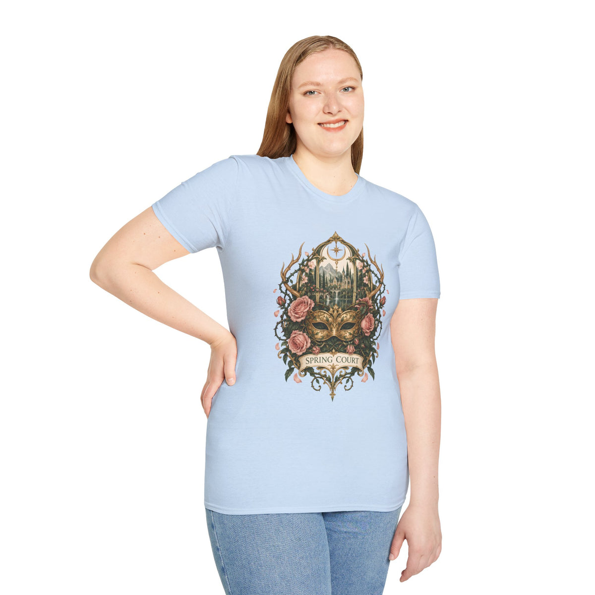 Spring Court | ACOTAR Book Floral Masquerade T-Shirt