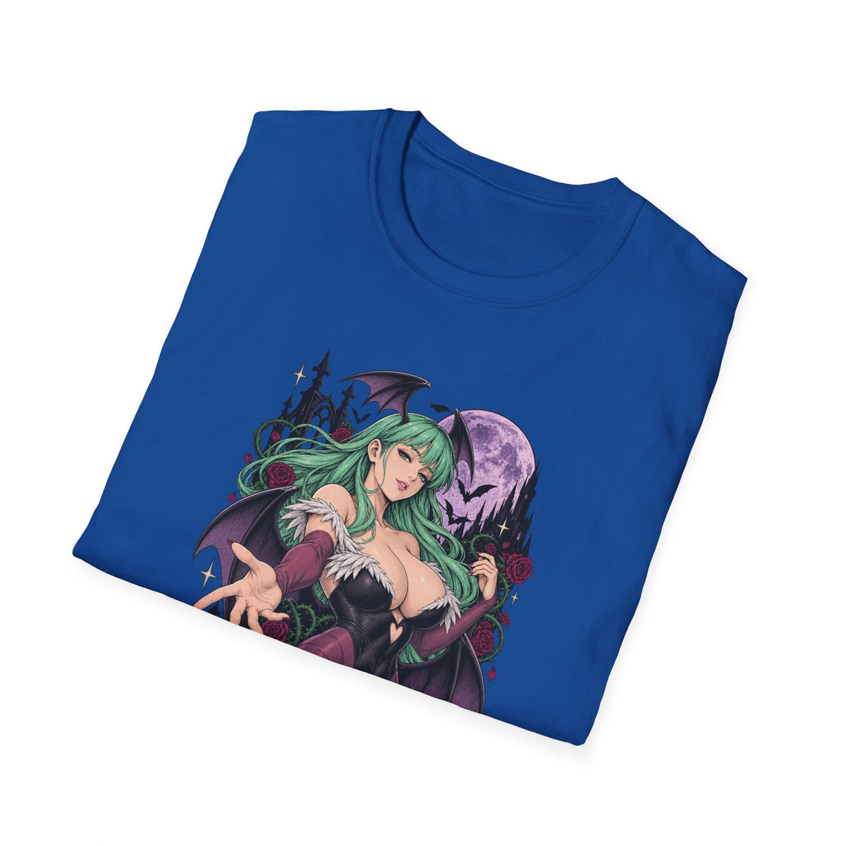 Morrigan | Sexy Succubus Pin Up Girl | Gothic Sorceress Halloween Gamer T-Shirt