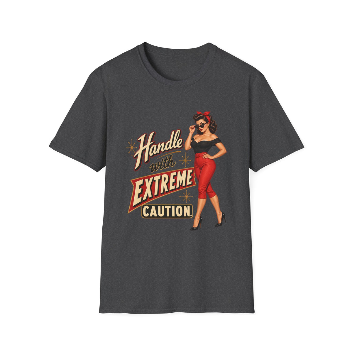 Handle With Extreme Caution Pinup Tee