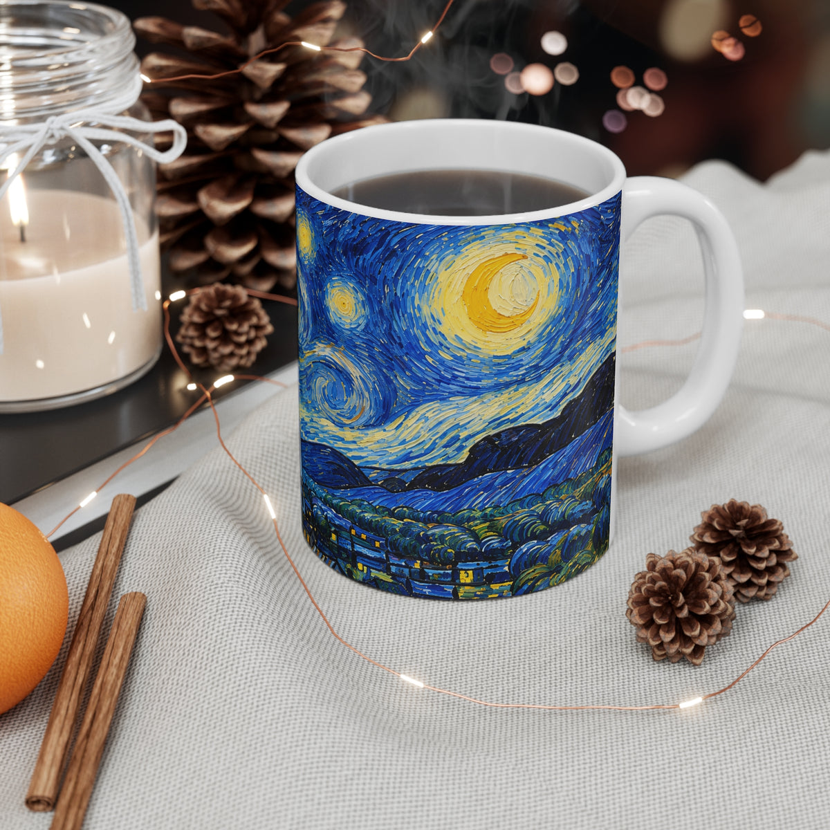 A Starry Night | Classic Art Coffee Mug Gift (11oz)