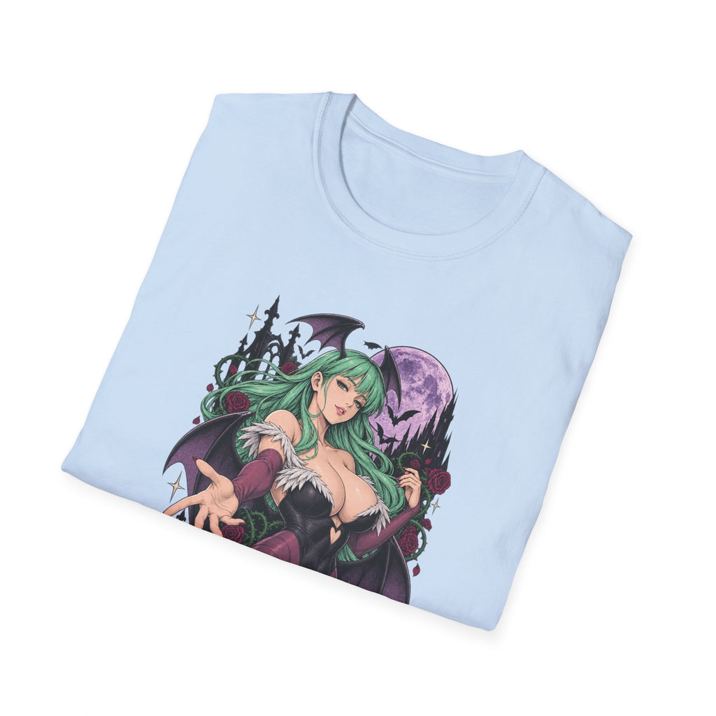 Morrigan | Sexy Succubus Pin Up Girl | Gothic Sorceress Halloween Gamer T-Shirt