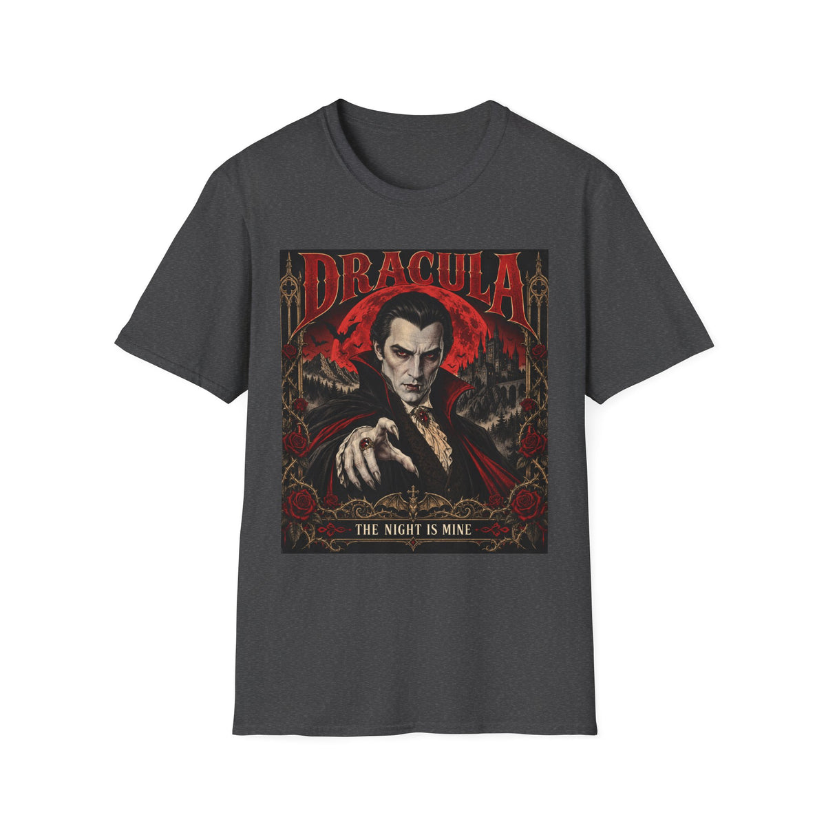 Dracula Graphic T‑Shirt — Vintage Vampire Horror Tee