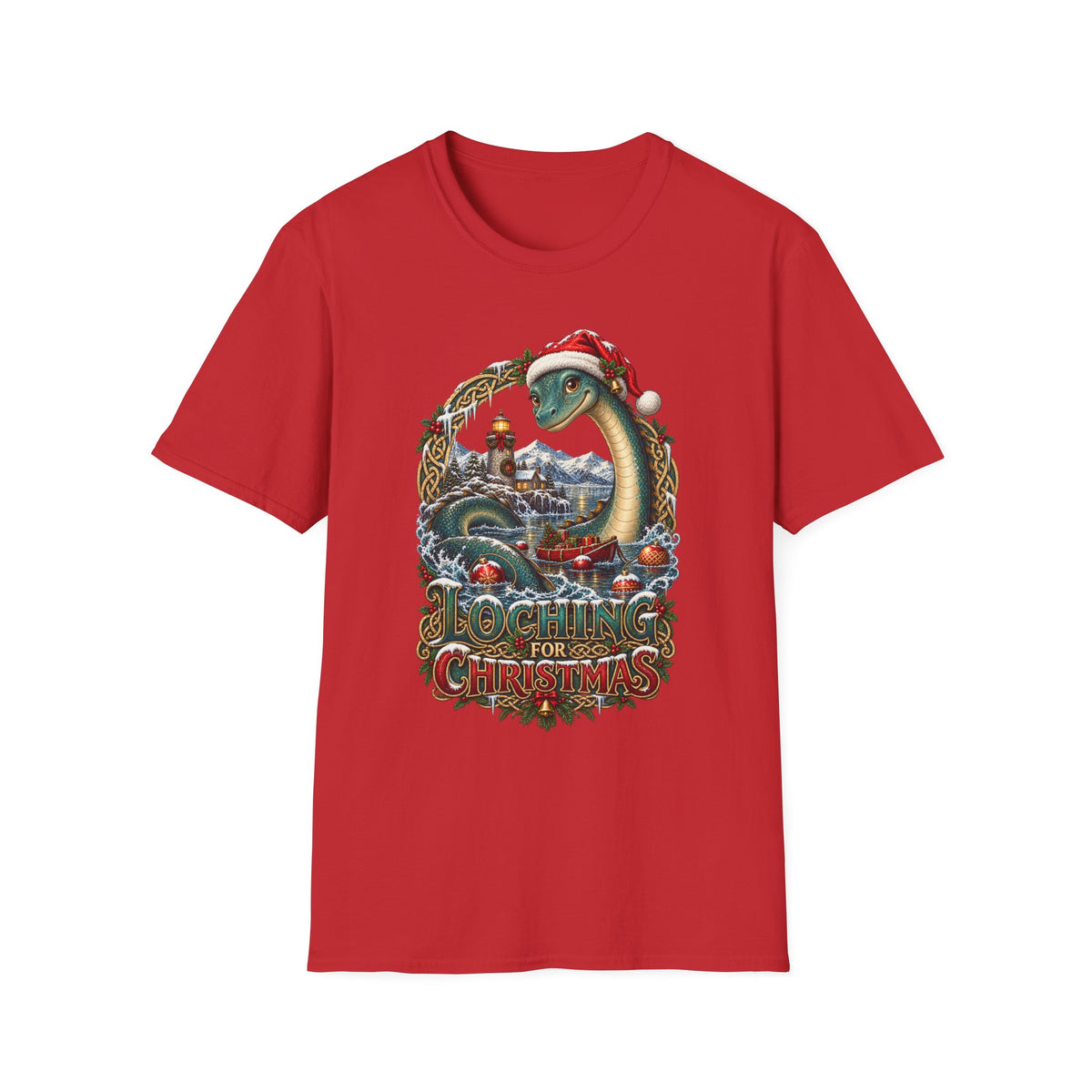 Lock Ness | Scottish Legend Christmas T-Shirt