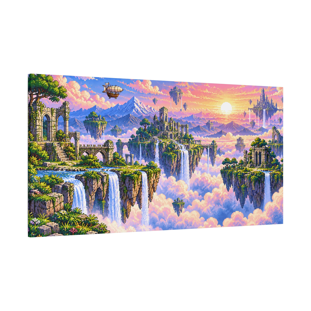 Floating Realms Fantasy Canvas Wall Art
