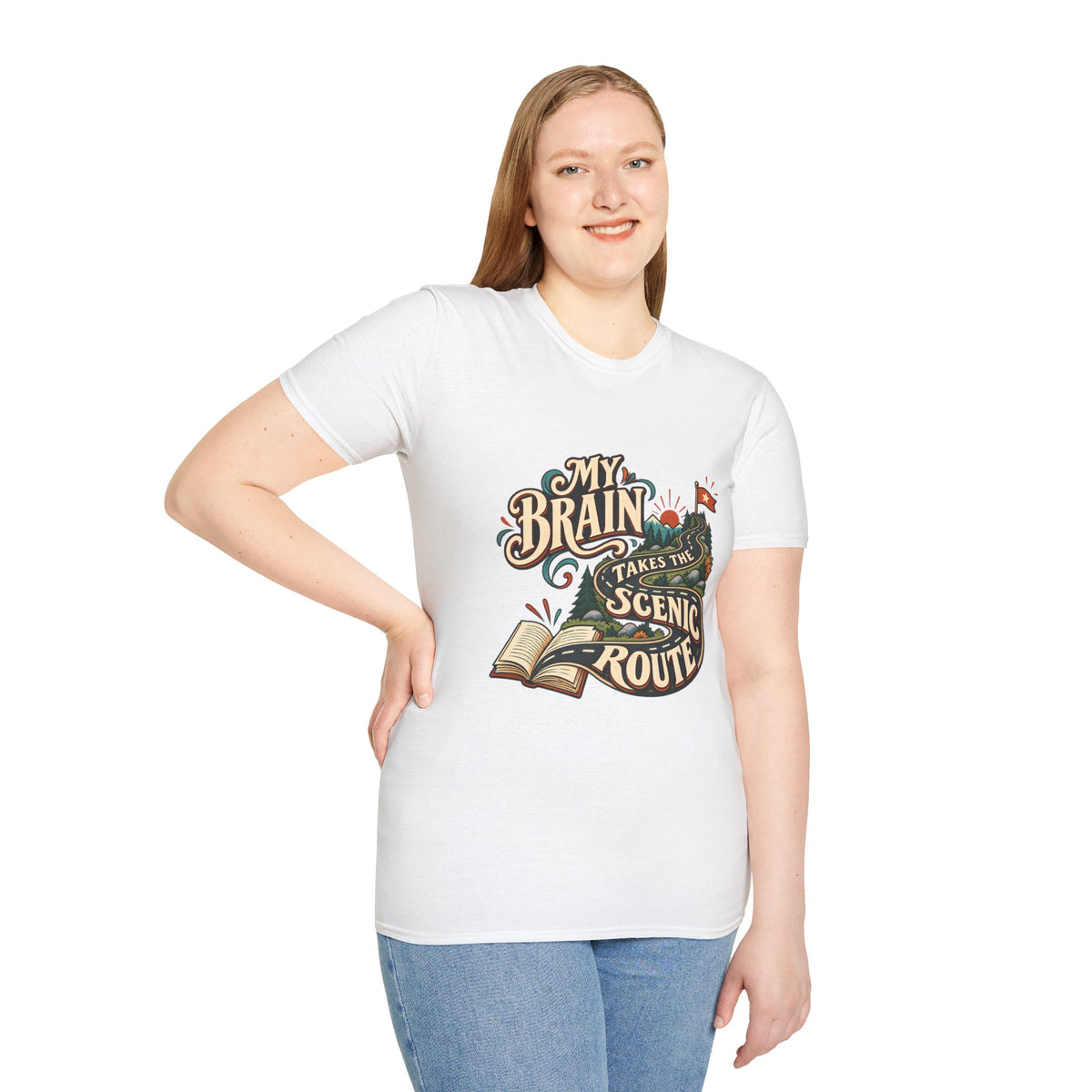 The Scenic Route | A Beautifully Different Mind | Neurodivergent Shirt