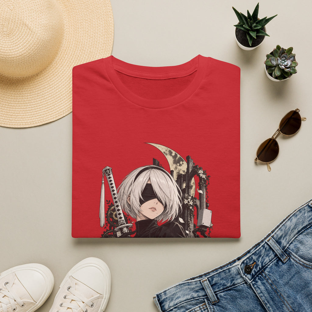 2B | Nier Automata | Anime Character Gothic T-Shirt