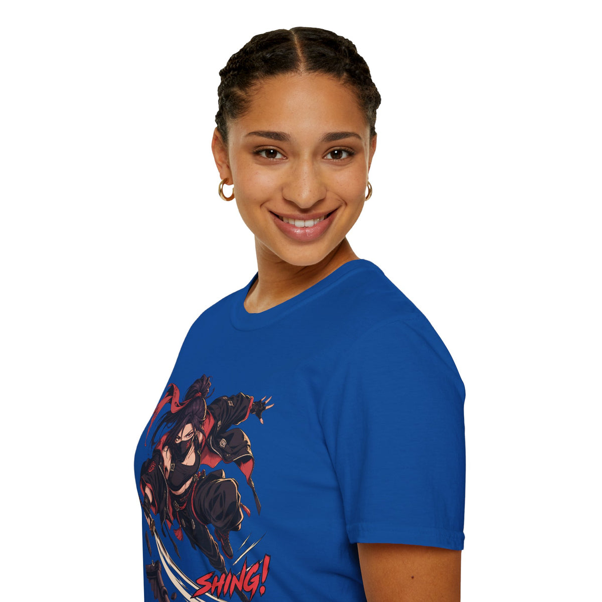 SHING! | Rooftop Samurai Girl | Japanese Anime Style Fight Shirt