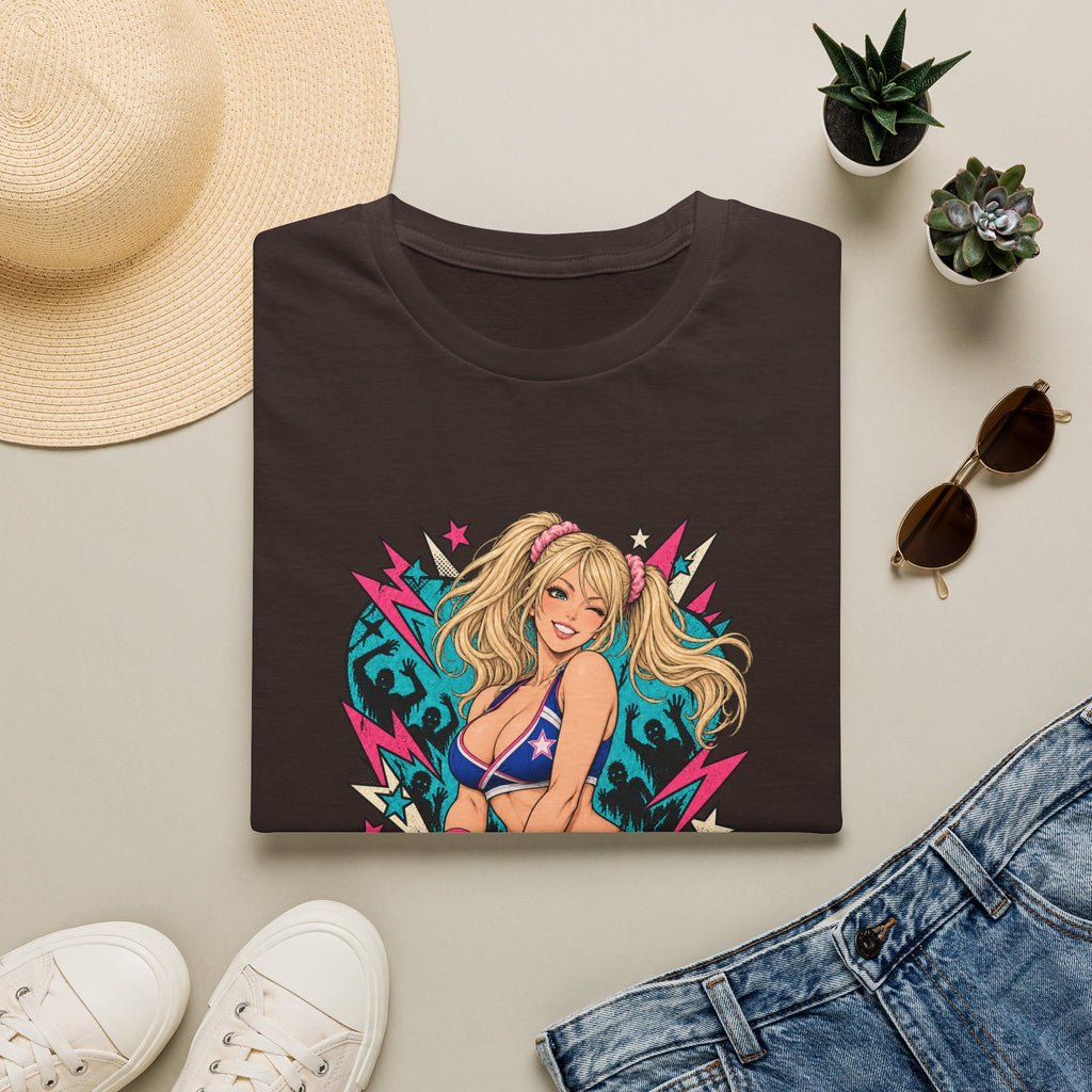 Juliet Starling | Lollipop Chainsaw | Zombie Game | Sexy Pin Up Girl T Shirt