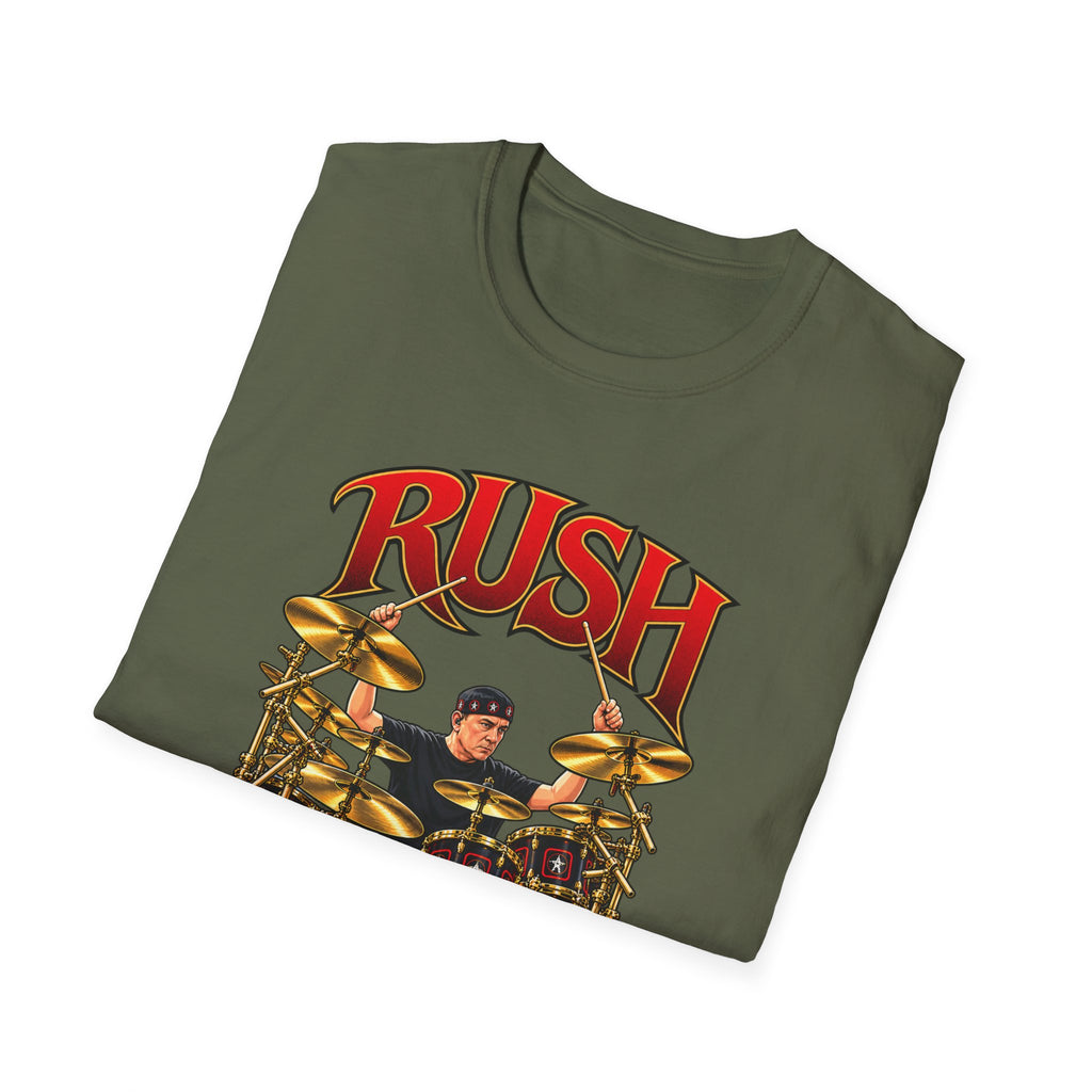 Rush | Neil Peart Drum Solo | Prog Rock Drummer Graphic T-Shirt