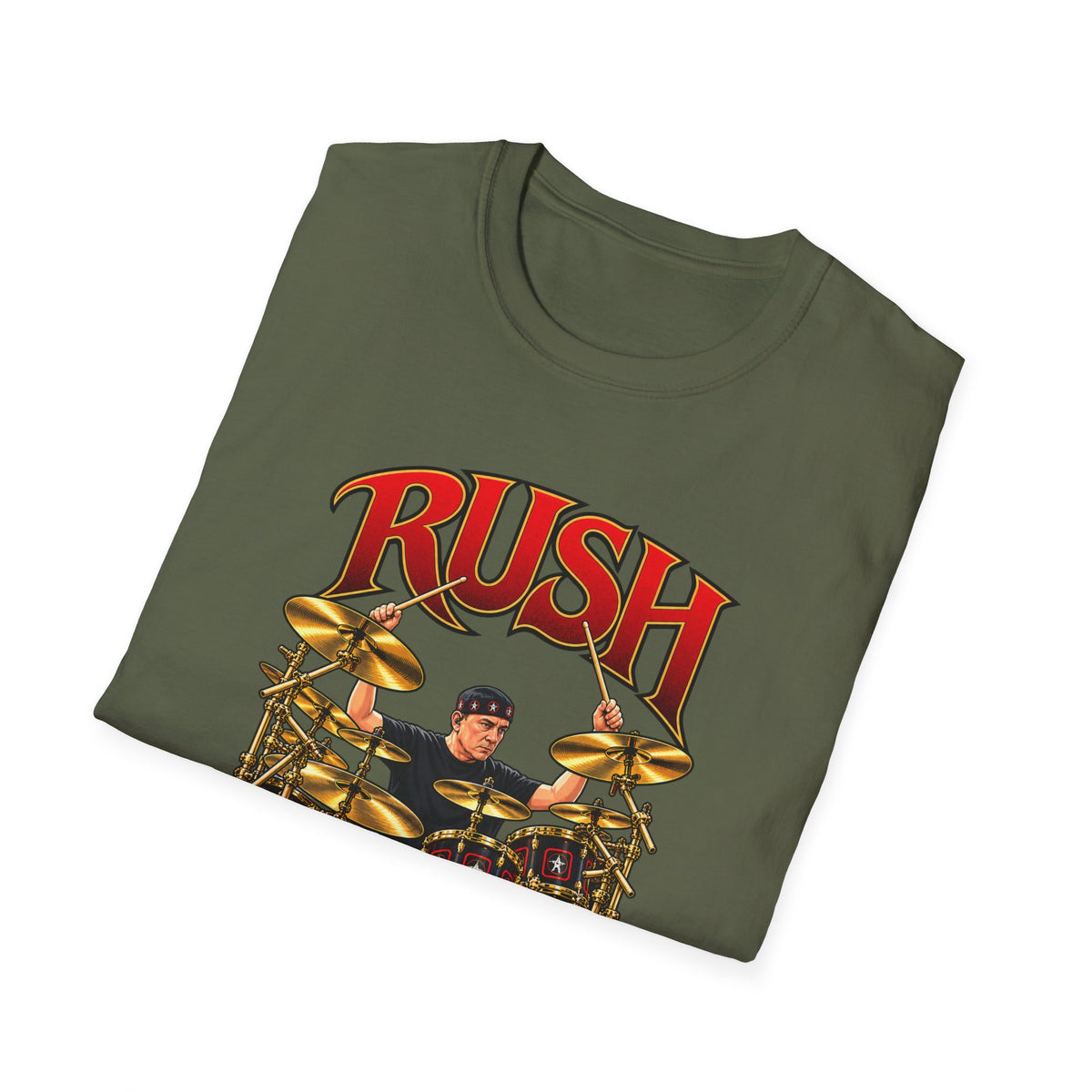 Rush | Neil Peart Drum Solo | Prog Rock Drummer Graphic T-Shirt
