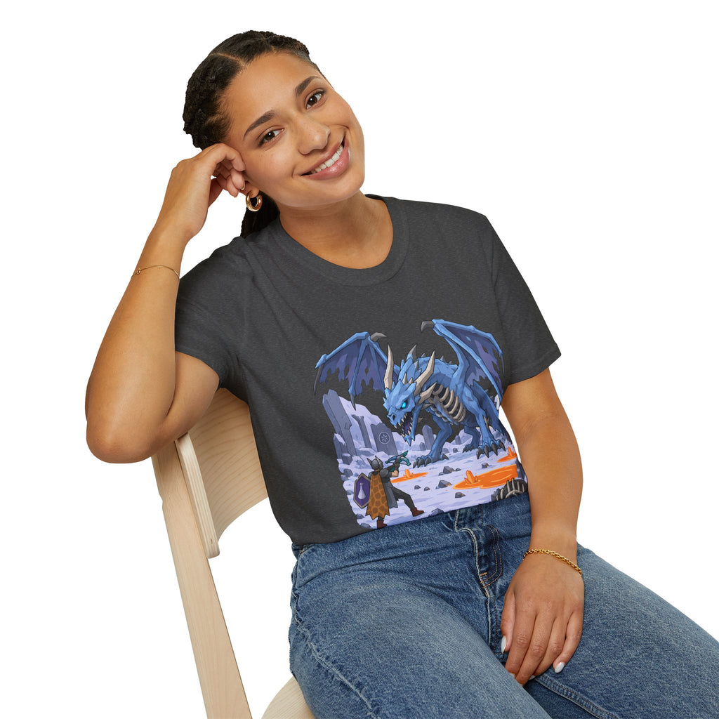 Vorkath Blue Ice Dragon T-Shirt - Fantasy Dragon Graphic Tee