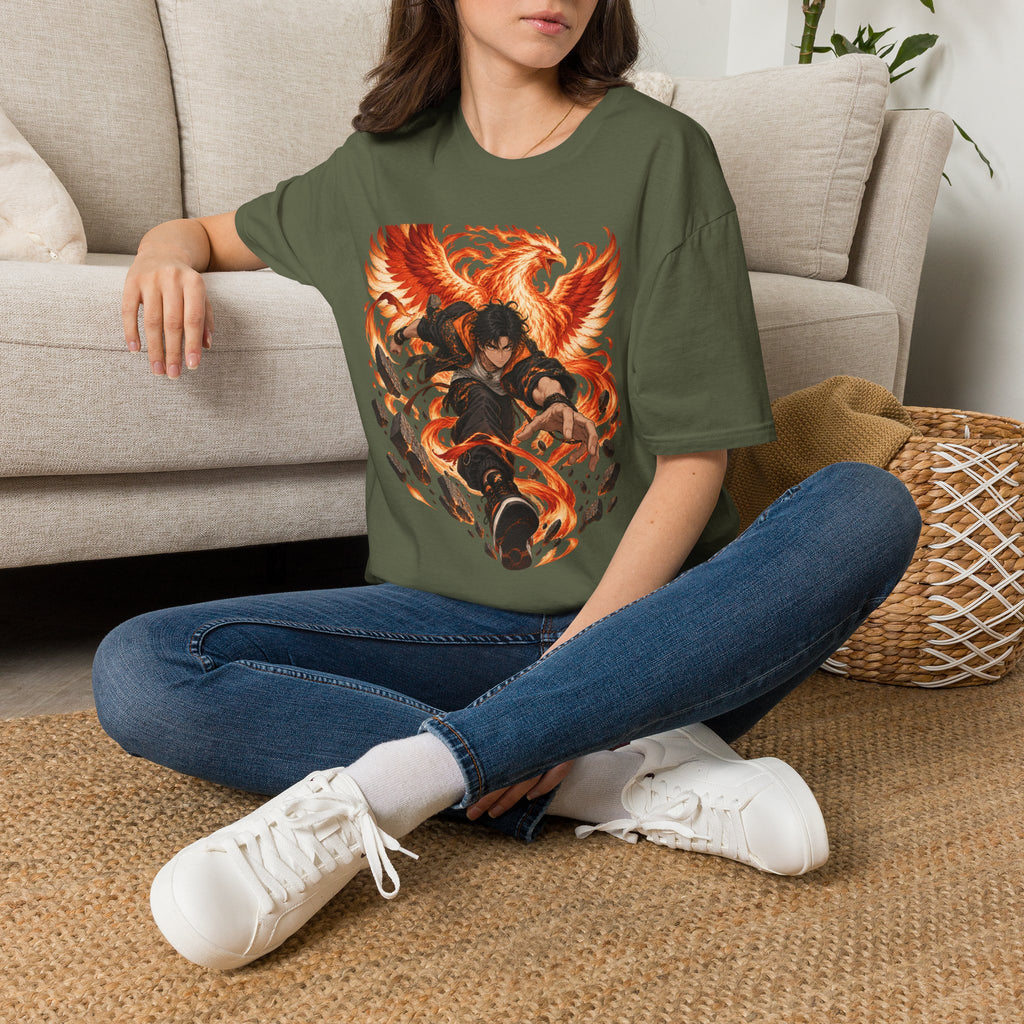 The Phoenix Warrior | Japanese Style | Anime Ninja T Shirt
